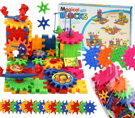 KLOCKI KONSTRUKCYJNE ZĘBATKI MAGICAL BLOCKS 10518341638 Allegro pl