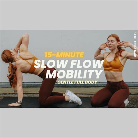 Min Mobility Flow Slow Gentle Movement Full Body Follow Along