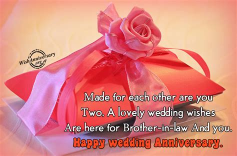 Anniversary Wishes For Brother In Law Pictures Images