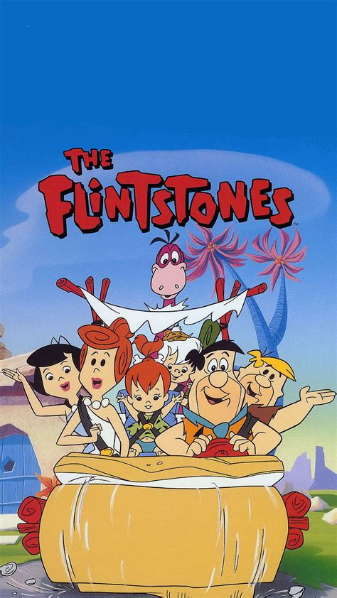 1366x768px 720p Free Download Flintstones Cartoon Poster The