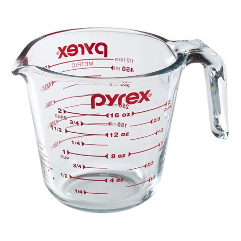 Мерная чаша Pyrex Classic Glass 0.5L (263BA00), купить по выгодной цене ...