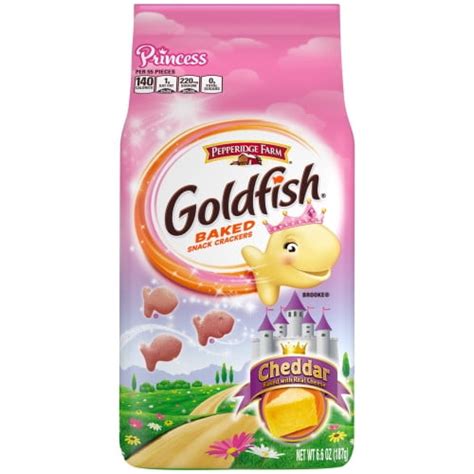 Pepperidge Farm Goldfish Princess Cheddar Crackers 66 Oz Bag