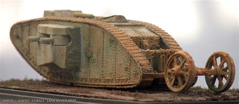 illumination5: Airfix 1/76 WWI Female Tank