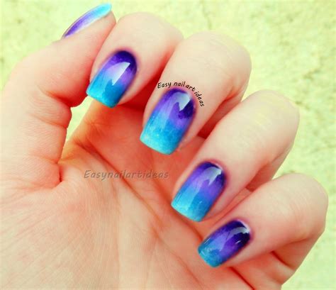 EASY NAIL ART and make-up IDEAS: How to - ombre nail art!