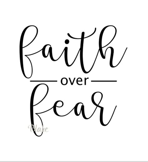 Faith Over Fear Svg Cut File Christian Svg File Faith Etsy Artofit