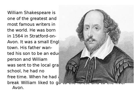 William Shakespeare 1564 1616 Online Presentation