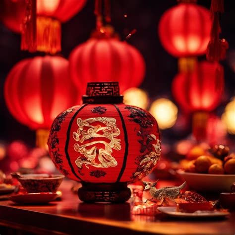 Premium Photo Chinese Red Lantern