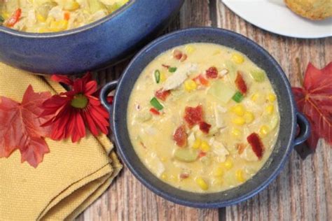 Creamy Chicken Corn Chowder 2 Cookin Mamas