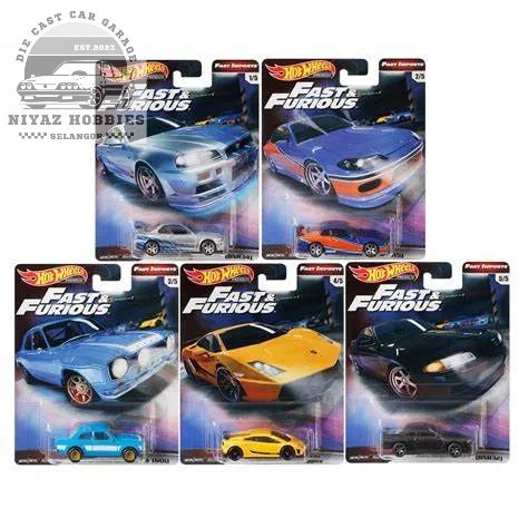 Hot Wheels Premium Fast Furious Fast Imports Set Nissan Skyline GTR R R Silvia Ford
