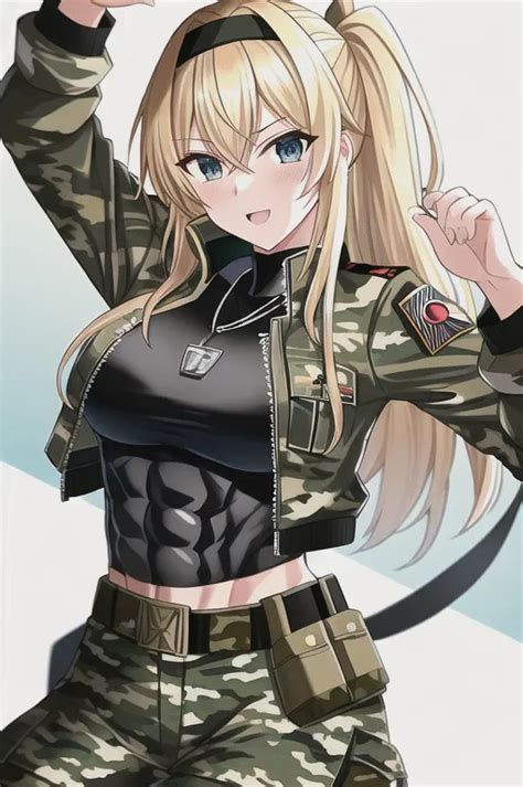 Blonde Military Girl 20 By Vin13ish On Deviantart