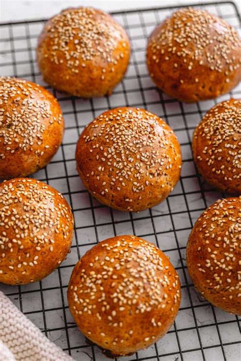 Burger Buns Vollkorn Burger Brötchen Ina Isst