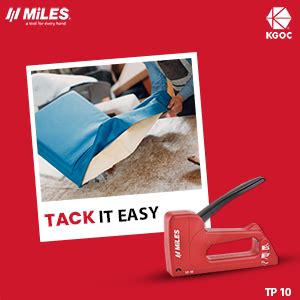 Miles By Kangaro Plastic Tp Guntacker With Staple Pins Combo