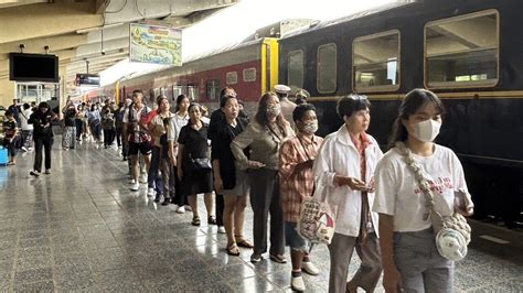 Inaugural Bangkok Vientiane Train Journey Departs With Full Passenger