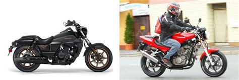 Motorrad Vergleich United Motors UM Renegade Freedom Vs Hyosung GT Naked