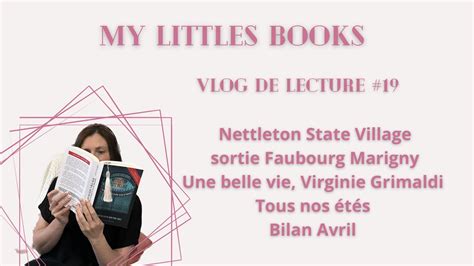 VLOG De Lecture 19 Bilan Avril Cosy Mistery Parution Faubourg