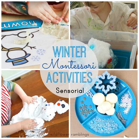 Montessori Winter Activities - Wildflower Ramblings New