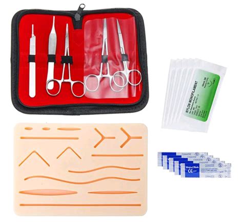 KIT DE SUTURA Para El Entrenamiento De Suturas Quirurgicas Para