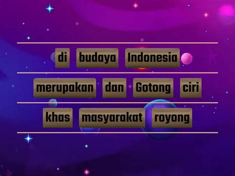 Kerjasama Dalam Berbagai Bidang Kehidupan Unjumble