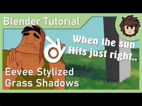 Ghibli Stylized Grass With Shadows In Eevee Blender Tutorial Out Of