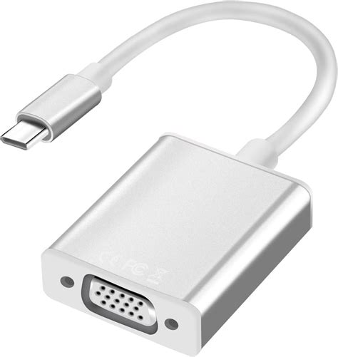 BENFEI Adaptateur USB C vers VGA Thunderbolt 3 4 vers VGA Mâle vers