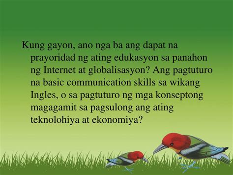 Ppt Wikang Filipino Sa Panahon Ng Internet At Globalisasyon