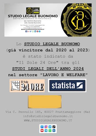 Studio Legale Buonomo Diritto Previdenziale Ed Assistenziale Da