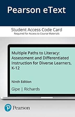 Multiple Paths To Literacy Assessment And Differentiated Instruction