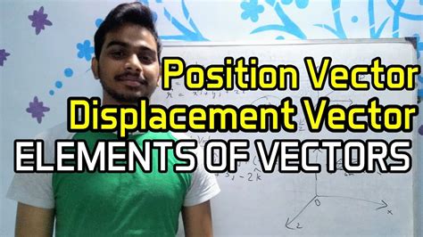 Position Vector And Displacement Vector Elements Of Vectors Youtube