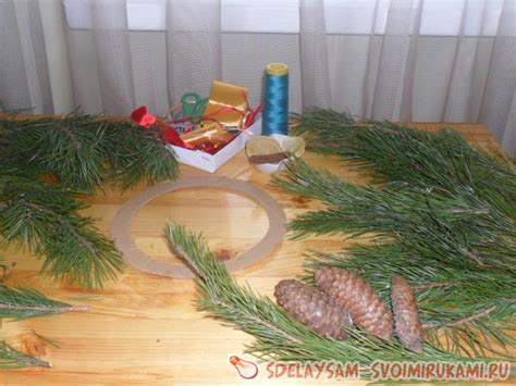 Еловый венок | Сделай сам своими руками