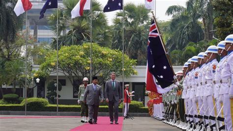 Foto Prabowo Bertemu Empat Mata Dengan Menhan Australia Ada Apa