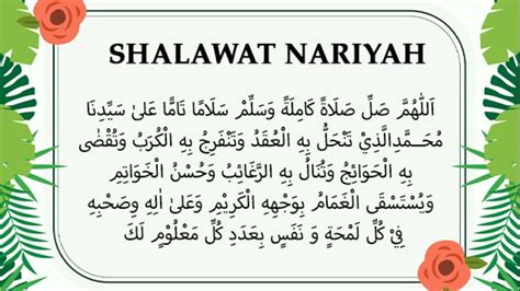 Sholawat Nariyah Bacaan Arab Dan Latin Beserta Artinya Varia Katadata