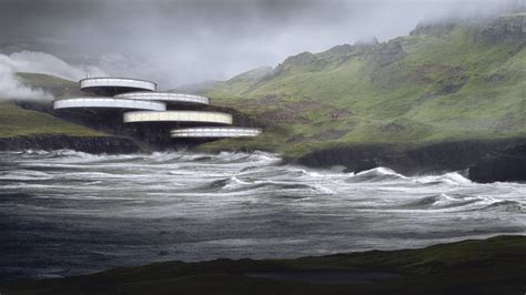 Exterior Cg Render For A Lakefront Project Ronen Bekerman D