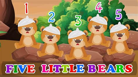 Amazon.com: Five Little Bears - Nursery Rhymes Video for Kids : Kids ...