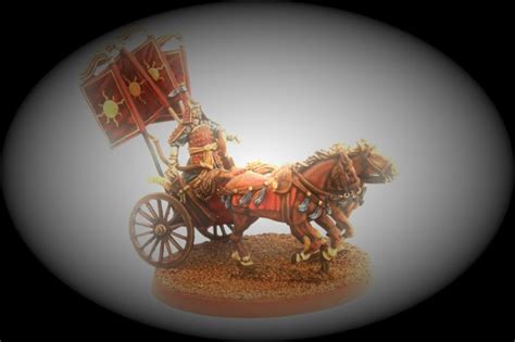 CoolMiniOrNot - KHANDISH KING IN WAR CHARIOT by PAINTONY