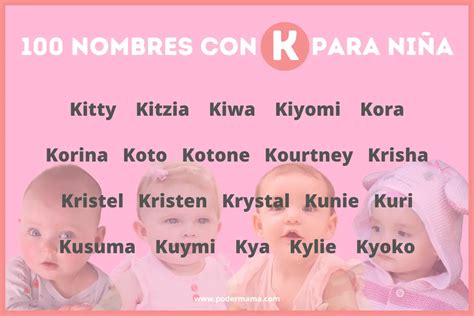 100 Nombres Con K Para Niña Origen Y Significado Poder Mamá
