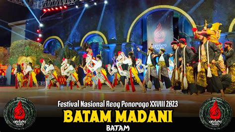 Grebeg Suro Reog Batam Madani Kab Batam Festival Nasional