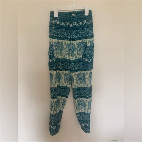 The Elephants Pants Pants And Jumpsuits Blue Harem Elephant Pants Poshmark