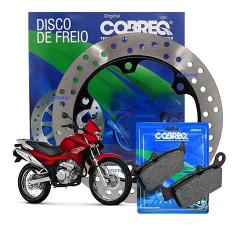 Disco De Freio Dianteiro Pastilha Nx Falcon Cobreq