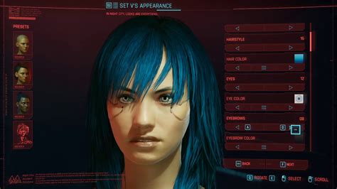 Cyberpunk 2077 Blue Moon Character Creation Attempt From Us Cracks