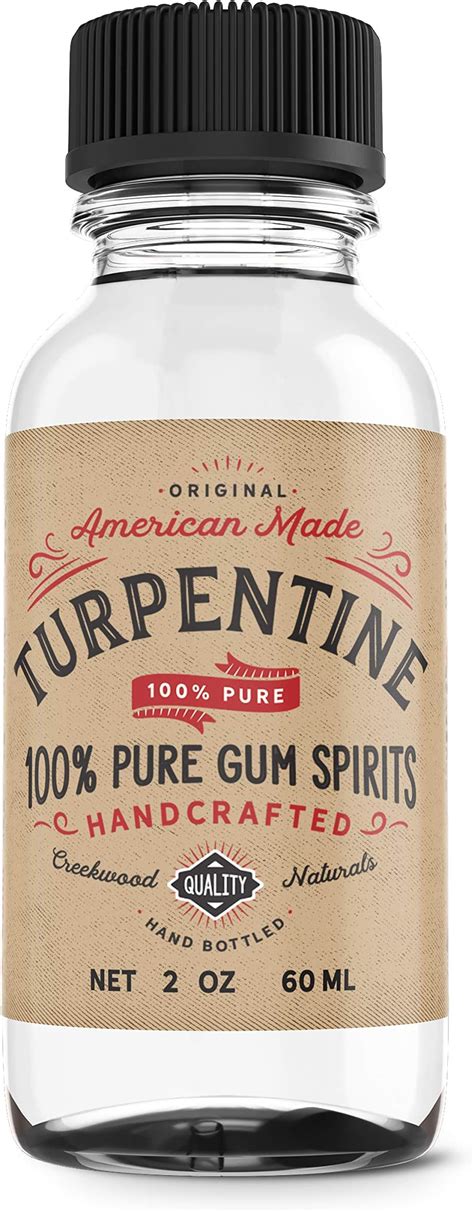 16 Oz 100 Pure Gum Spirits Of Turpentine Can Health