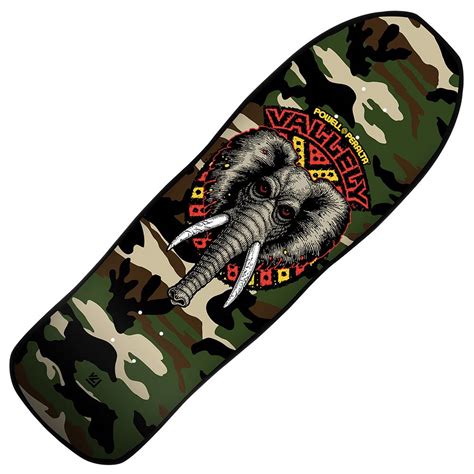 Powell Peralta Vallely Elephant Camo Reissue Skateboard Deck 9 85