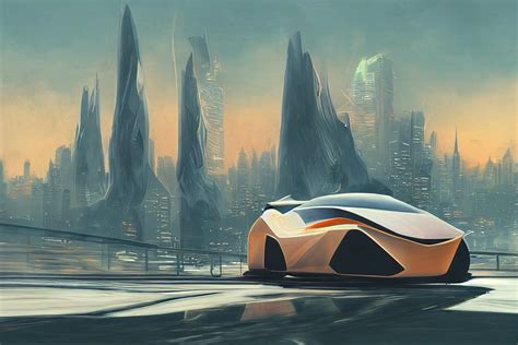 A Futuristic Car Concept Design – AI Art Gallery