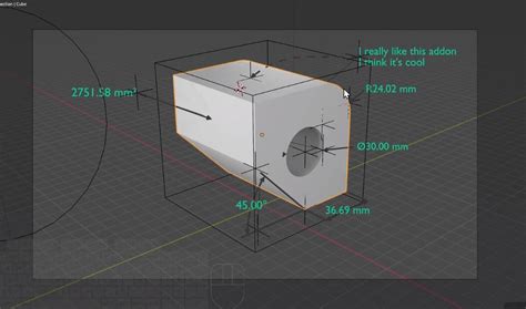 Blender绘图cad模型尺寸样式技术测量插件 Measurable V12使用教程cgtar Cg艺站