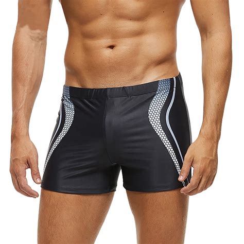 Kany Mens Swim Trunks Plus Size Men Breathable Trunks Pants Solid