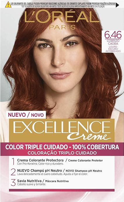 L Oreal Paris Excellence Creme Tinte Tono Rubio Oscuro Cobrizo