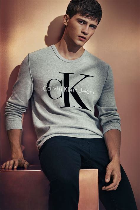 Spend The Holidays In Mycalvins With The Classic Logo V Neck Sweater