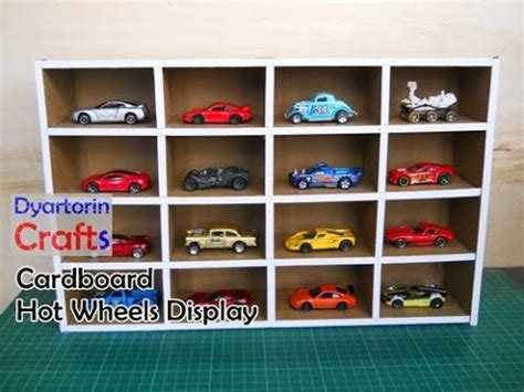 DIY How To Make Hot Wheels Display From Cardboard YouTube