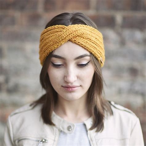 Ravelry Twisted Turban Headband Pattern By Hayley Nordstrom Knitting Needle Sets Chunky