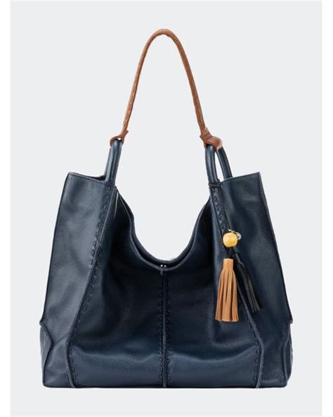 The Sak Los Feliz Large Tote In Blue Lyst