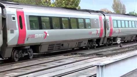 Class 220 Cross Country Voyager Departing Oxford 18 10 14 Youtube